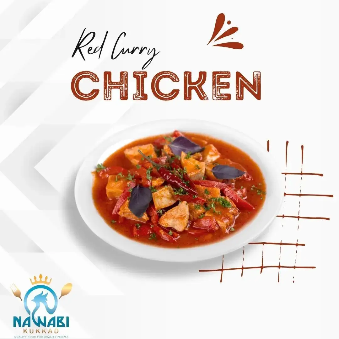 red currg chicken